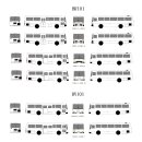 대우자동차 BR101,BV101,BS105,BS105L 시내버스 사면도 이미지