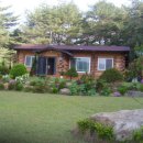 황토와 통나무 캠핑장 이미지