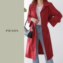 프라다 (여) POLISH WOVEN TRENCH COAT 이미지