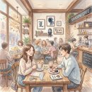 젊음의노트 | 홍대 데스노트 콜라보카페, 투니크 굿즈와 메뉴 탐방!