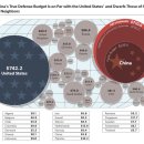 중국의 실질적인 국방비가 미국을 초월했다는 주장 이미지