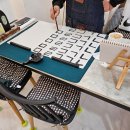 마음챙김 수채 캘리그라피 이미지