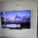 석전동11길 | 창원벽걸이tv설치 마산 주영하이츠 아파트 안방 거실 75인치 시공후기 : 셋탑박스, 공유기 선정리