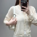 주식회사 동원비티 | 누아르나인 텐셀 버튼 가디건 크림 착용 후기 | 여리핏 봄 가디건 추천