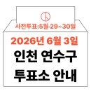 연수1동행정복지센터 | [인천 연수구] 2026년 6.3 지방선거 사전투표소, 본투표소 위치 및 시간 안내 (+모바일 신분증 이것만은...