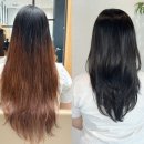 픽커트 | 광교미용실 차홍룸 추천 긴머리 염색 및 커트 후기