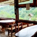 바닷가에 산장 이미지