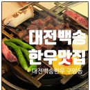 유성공구 | 대전 유성 맛집 한우먹으러 &#34;대전 백송&#34; 후기 - 가족모임, 회식장소 추천