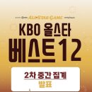 2025 KBO 올스타 팬 투표 2차 중간 집계 이미지