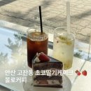 에그로커피 - 용인시 처인구 처인성로 13 | 안산 고잔동 디저트 카페 몰로커피 초코딸기케이크 아메리카노 파인키위에이드 후기
