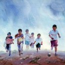 마음에 스며드는 수채화 이미지