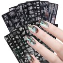 꽃나비 네일 이미지