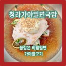 청라가야밀면 | 청라가야밀면국밥, '물같은 비빔밀면' 솔직 후기 (feat. 불고기)
