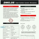 (사무실/학원/회의실) 음향패키지 유선마이크(DM8.os),스피커 120w 4개,앰프 200w 1개,스피커케이블,3.5잭*가성비추천* 이미지