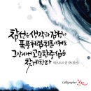캘리그라피(야간) 이미지