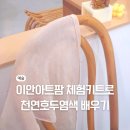 체험키트후기 호두로 천연염색하기 이안아트팜