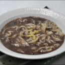 옹심이칼국수 팥죽 이미지