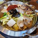 전골과  삼겹살 이미지