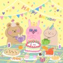 [실천학교] 우리동네 펜드로잉 | [개인작/디지털드로잉] 귀여운 채소 상자와 생일파티 일러스트 (부산 기관 미술 수업 출강 강사)