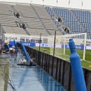 다덕축구장(체육경기) | 수원시 FC축구장 워터캐논 물대포! 워터건으로 완성한 여름축제 페스티벌 설치 사례