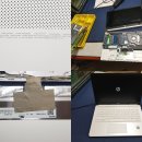 hp 14s-dq1092TU 노트북 화면이 흐리게 나오는 증상으로 인한 액정 패널 교체 수리 진행건입니다 이미지