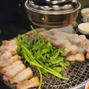 봄내음 가득한 꽃차 | 서울 노량진역 맛집 다독이네 숯불구이, 봄 내음 가득한 뼈삼겹갈비 한상🥬