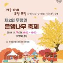 무정면 은행나무 축제 이미지