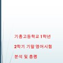 기흥고등학교 | [기흥고 영어학원] 기흥고등학교 1학년 기말고사 영어시험 후기 및 분석 &amp; JTB영어학원의 출제포인트