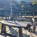 연못이 있는 풍경 | 경남 사찰 가을 산청 수선사 주차장 연못이 있는곳