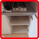 반포 래아·디에이치 세탁 | 가스레인지 아래 빌트인세탁기 설치 공간 씽크대 부분 철거