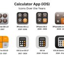 iOS 계산기 앱 아이콘변화 이미지