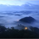 옥정호의 새벽 이미지