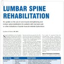 ＜나눔자료-2013-03-15＞ Lumbar Spine Rehabilitation : 척추재활운동 이미지
