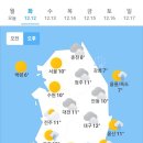 오늘의 날씨🌞☔️☃️, 2023년 12월 12일 화요일 이미지