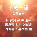 천재일우