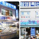 통영멸치，건어물직판장