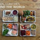 각 나라의 학교 급식 메뉴 이미지