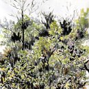 한국화(수묵 담채화) 이미지