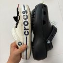250 | crocs 크록스 클래식 플랫폼 클로그 우먼 - 블랙 사이즈 250 착샷 후기