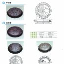 주철맨홀뚜껑 우, 오수 규격 및 용도 친환경건축토목자재 주문생산 납품문의 시공사례 이미지