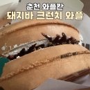 와플칸 춘천점 | 춘천 배달 디저트 와플칸 한림대점 너무 푸짐해!