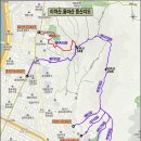 용마산 등산로 전경-①(용마폭포능선:용마산역~용마폭포능선~용마산 북측 조망점~용마산 구간, 아차산.용마산 산행지도, 산행코스 포함) 이미지