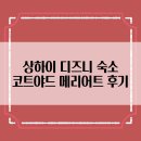 피크인터내셔널 | 상하이 디즈니 숙소 추천 - 코트야드 바이 메리어트 인터내셔널 투숙 후기