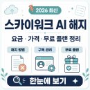 (주)멀티플러스엔터테인먼트 | 📌 스카이워크 AI 해지 방법·구독취소·환불 총정리 | 요금·가격·무료 플랜(2026 최신)