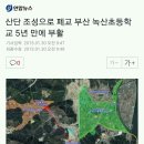 녹산초등학교 5년만에 부활, 이미지