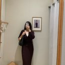 헤일리랩 | 판교 현대백화점 방문, 피팅 후기ㅣ헤일리 리브드 랩 가디건, 헤일리 리브드 니트 스커트 버건디 브라운