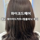 장수로 | 배곧미용실 와이코드헤어 레이어드컷+원클리닉 후기