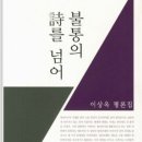 불통의 詩를 넘어/ 이상옥 평론집 이미지