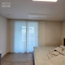 하대동123 | 데코인홈 진주 커튼 초전 더샵 피에르테 48평, 린넨무드 가득한 침실 시공후기