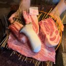 바람아래돌집 | 잠실 데이트 맛집 추천: 24시간 바람숙성으로 완성한 굽돌집 인생 삼겹살과 헤네시 하이볼